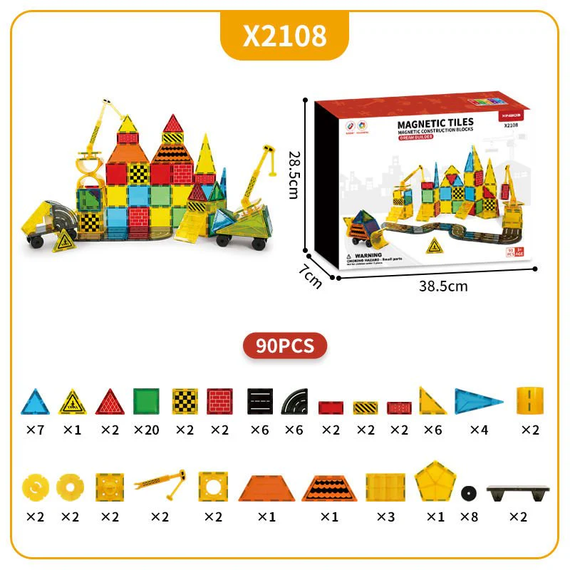 Xinbida Dream Builder Magnetic Blocks 60-Pcs X2102