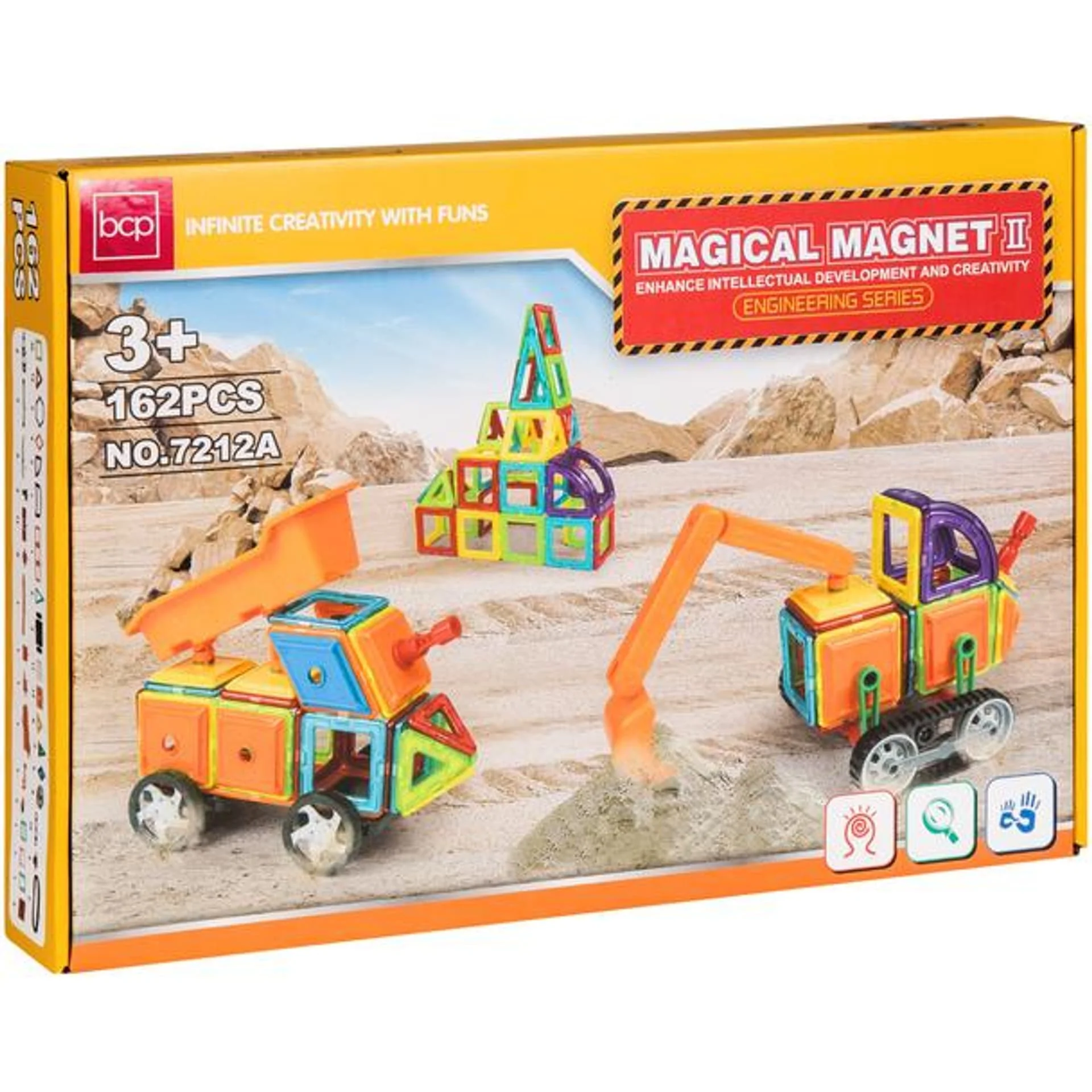 Xinbida Magical Magnetic Blocks 162-Pcs 7212B