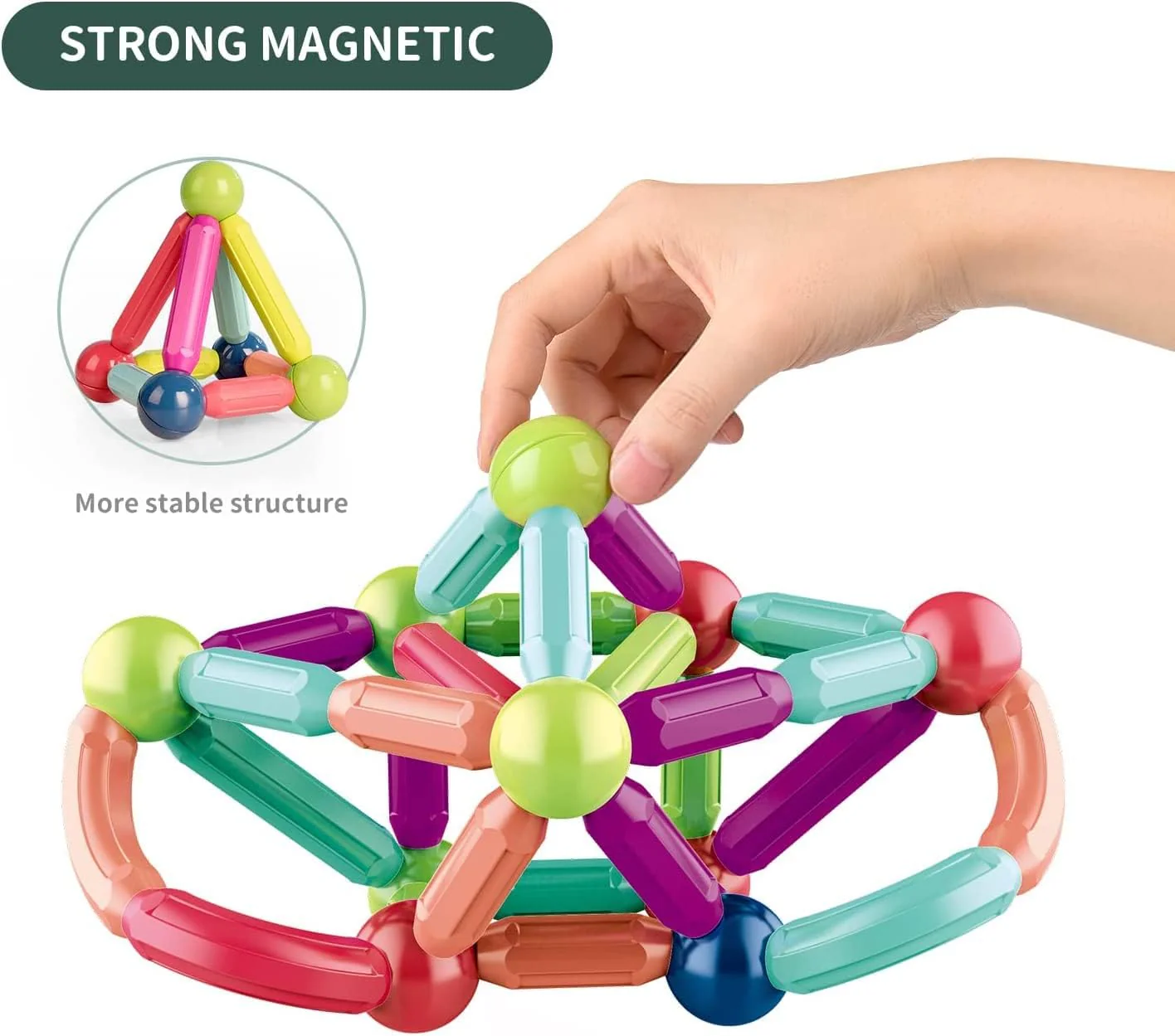Xinbida Magnetic Sticks 68-Pcs 677 - Image 3