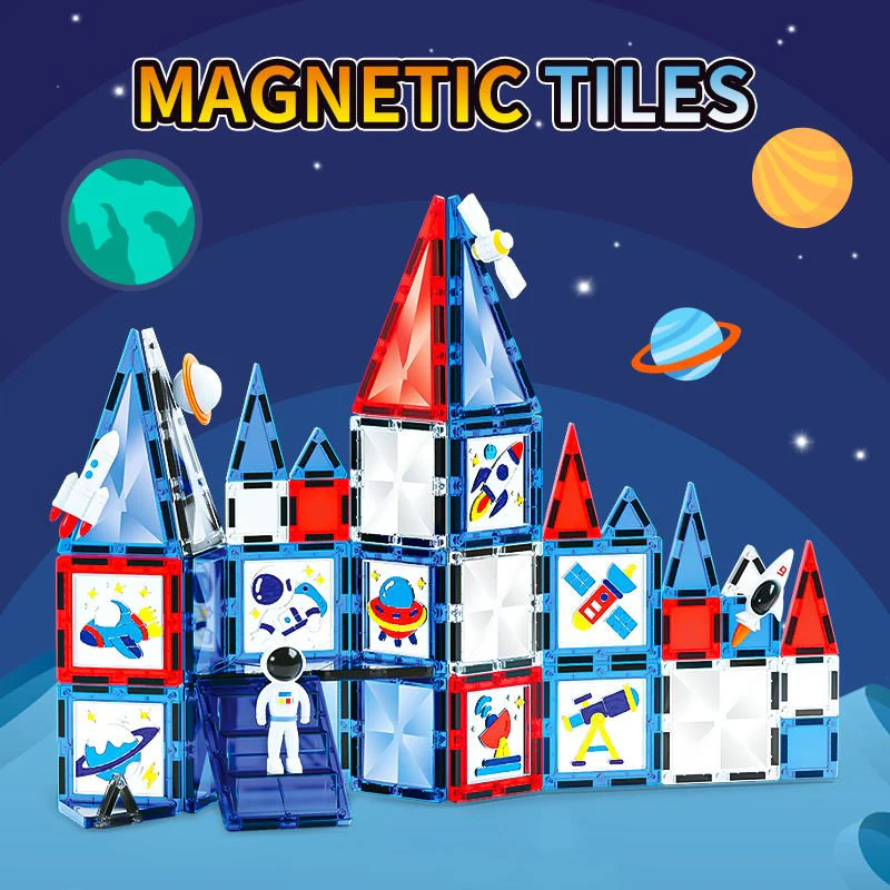 Xinbida Window Art Magnetic Blocks 90-Pcs X6010 - Image 5