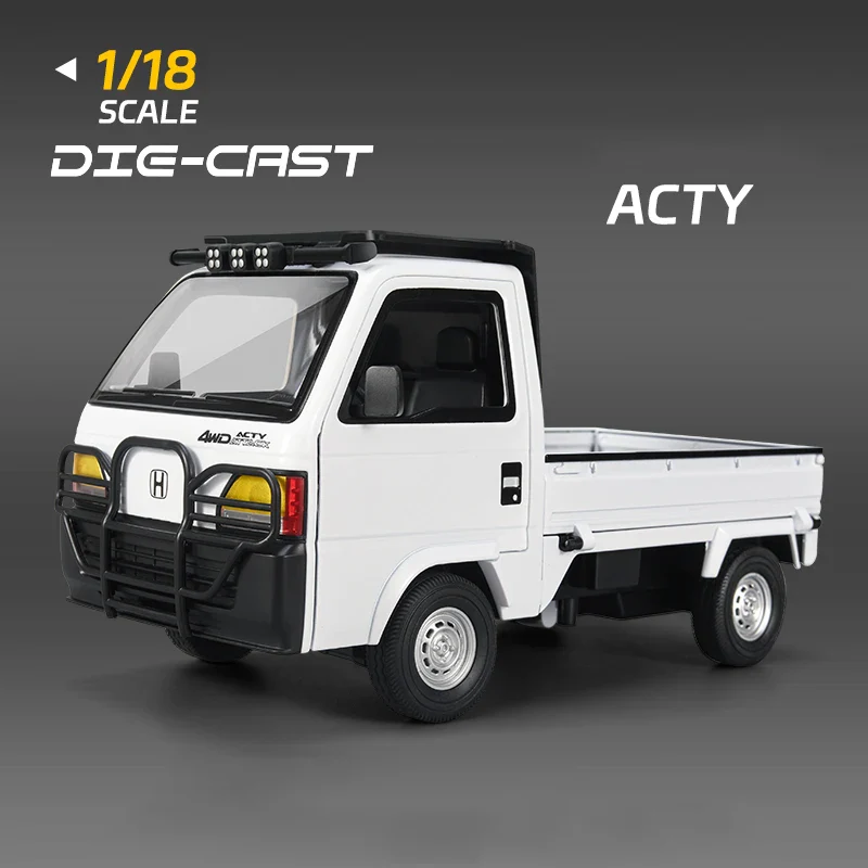XLG Honda ACTY 4WD Attack Pickup Truck Diecast 1:18 Pull Back - Image 2