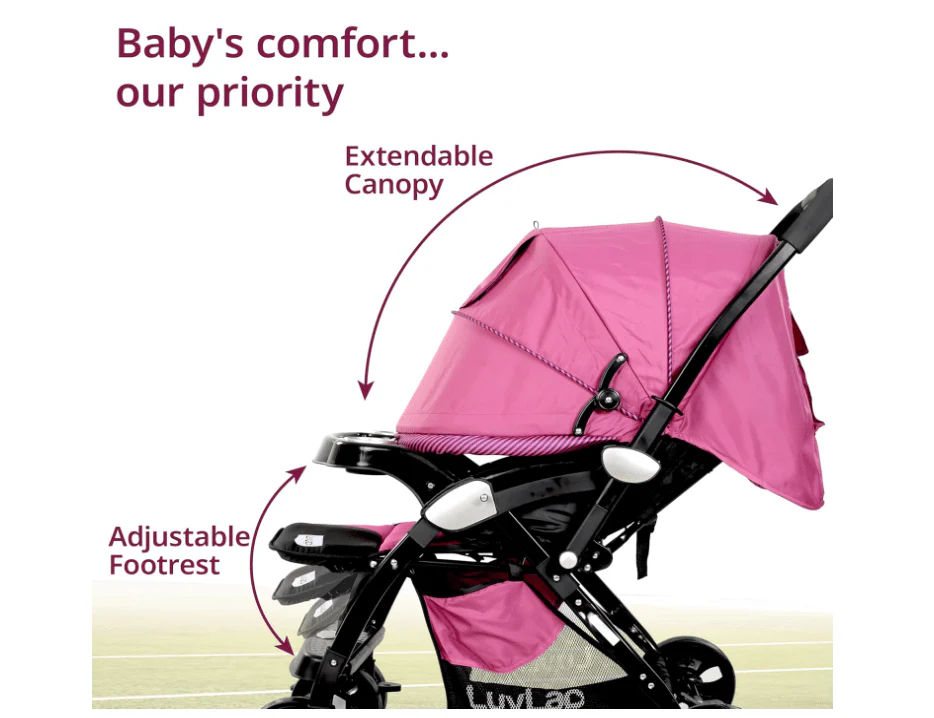 Xplorer Baby Stroller Pink S5000 - Image 5