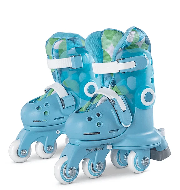 Y-Volution Twista Skates Blue 12J-3 YC01B4 - Image 2