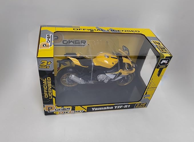 MSZ Yamaha Motorcycle Diecast YZF-R1 1:12 68491A - Image 2