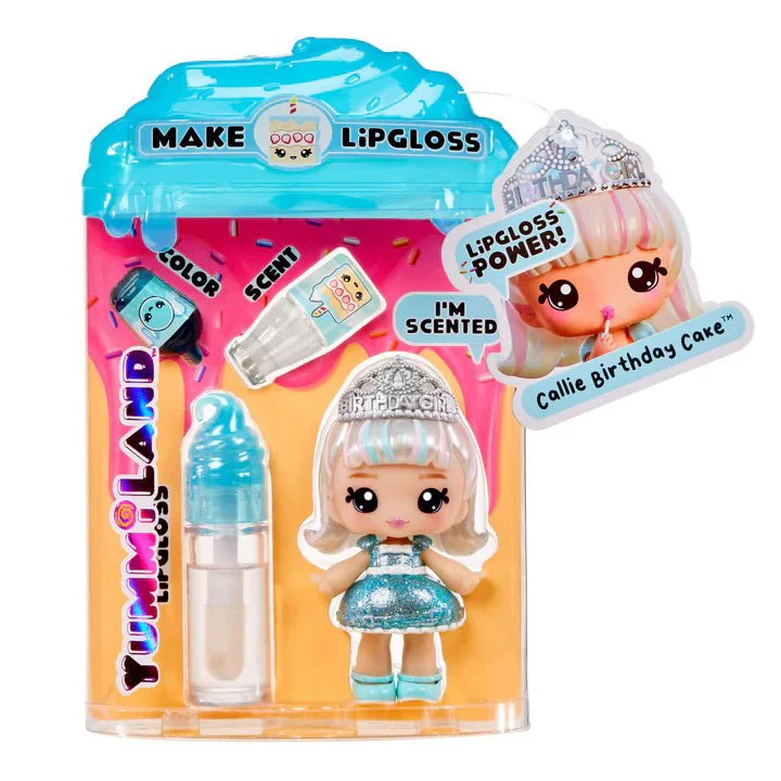 Yummiland Lipgloss Doll Callie Birthday Cake MGA-120704