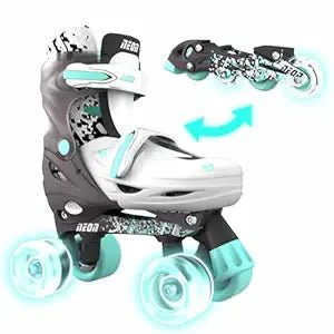 Yvolution Neon Combo Cyber Skates Grey/Teal 3-6 NT31E4
