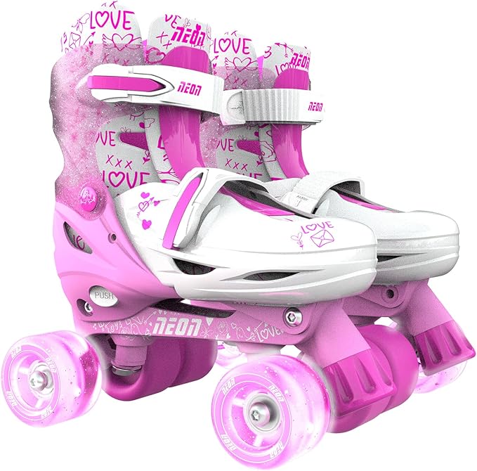 Yvolution Neon Combo Skates Size 3-6 Pink NT10P4 - Image 11