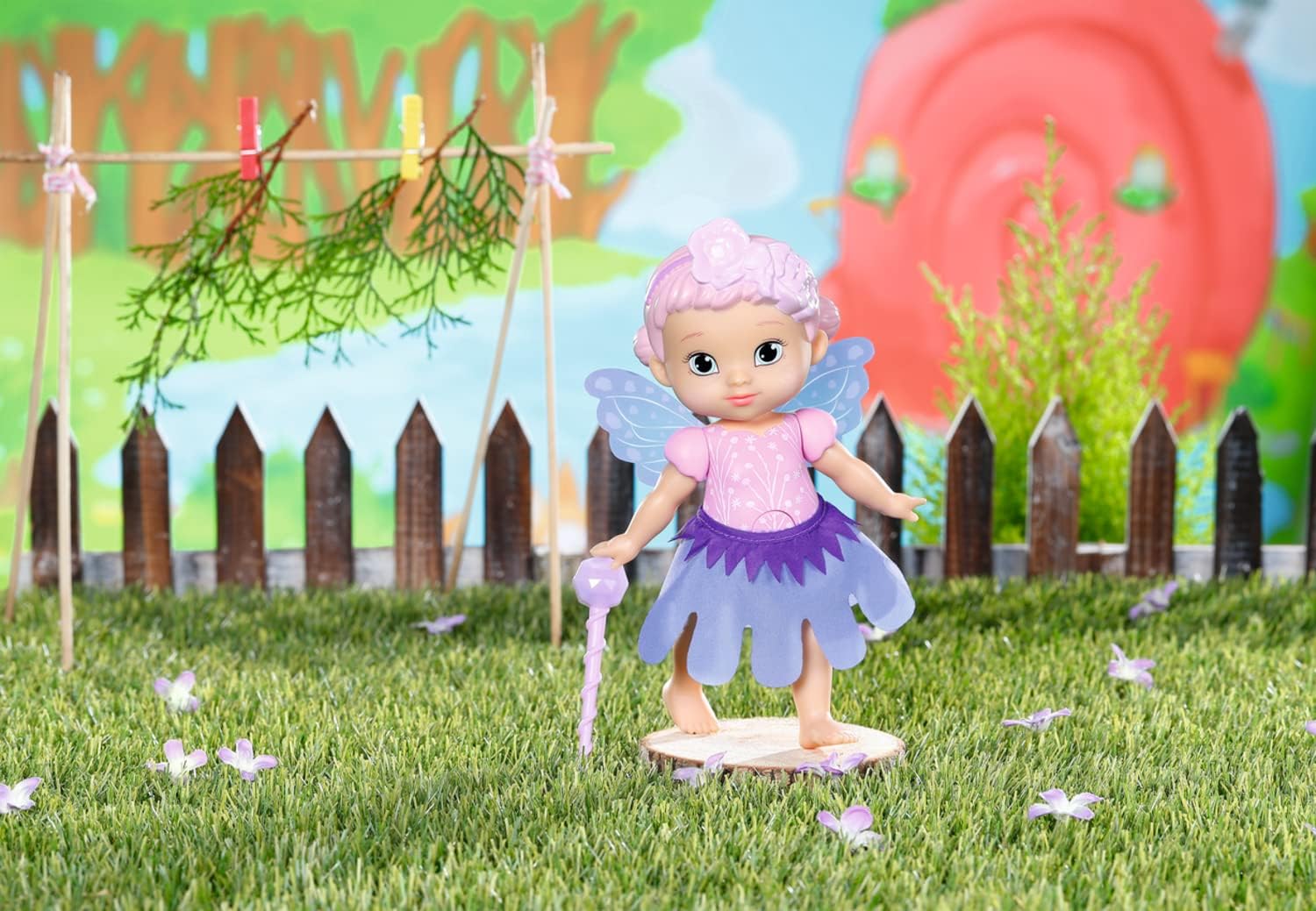Zapf Creation Baby Born Storybook Fairy Doll Violet 18cm - Image 9