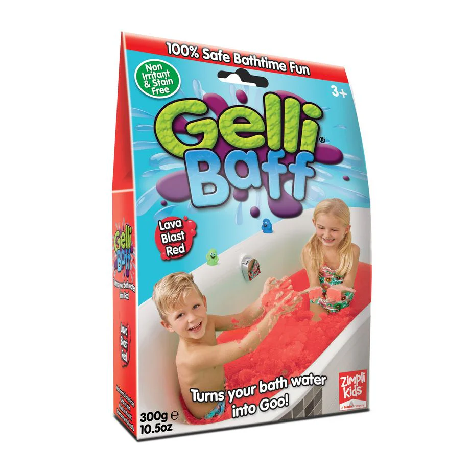Zimpli Kids Gelli Baff Lava Blast Red 300g 5004