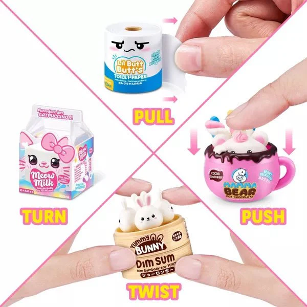 Mini Brands Kawaii Kuties Mini Figure – Articulated Sensory Animation Figure (PVC Material) - Image 6