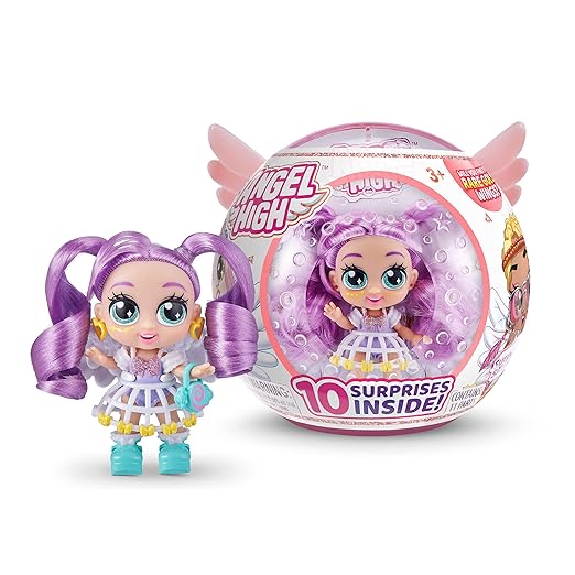 Zuru Itty Bitty Pretty's Angel High Capsule Doll with 10 Surprise 9710SQ1