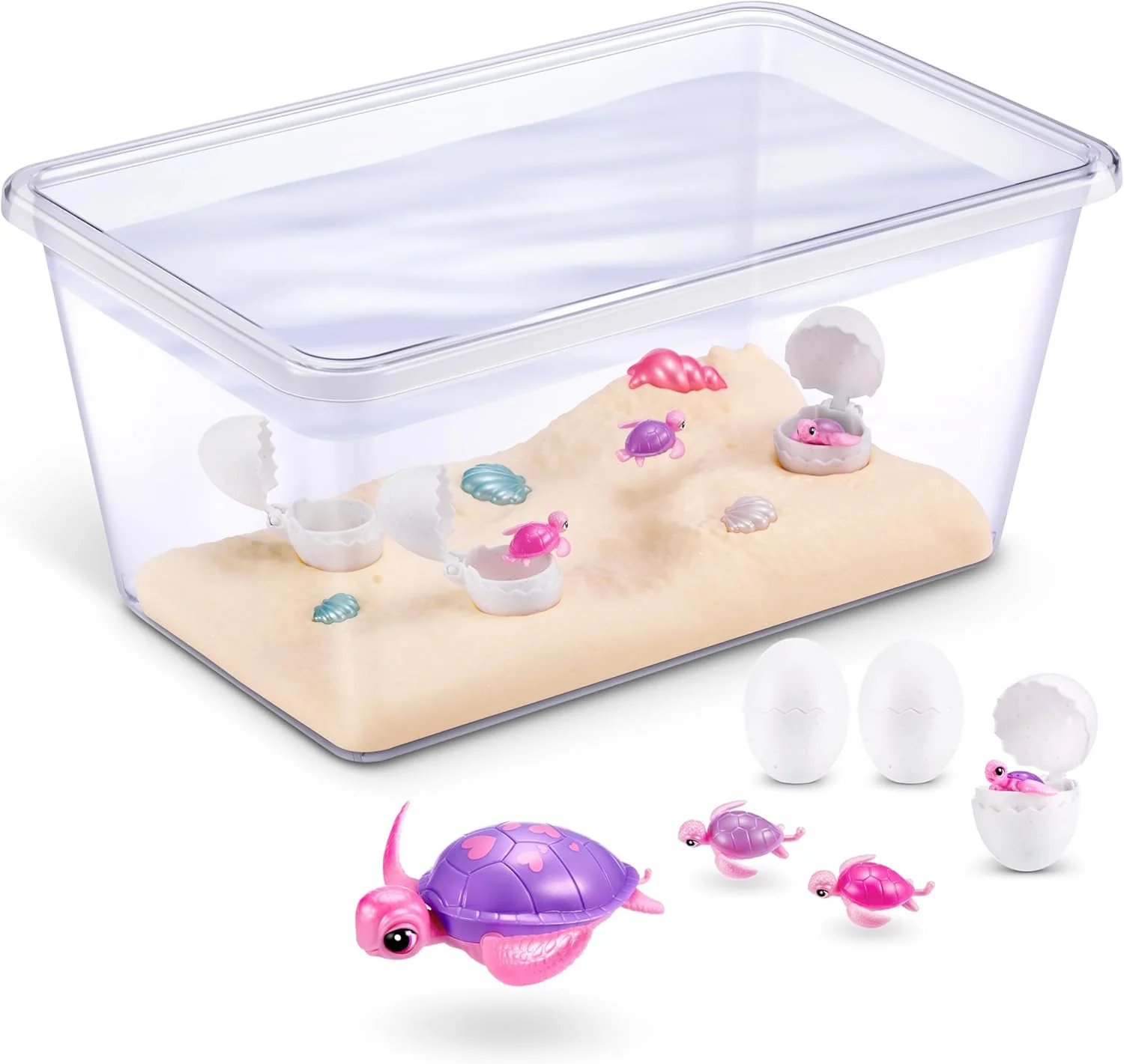 Zuru Pets Alive Mama and Baby Turtle Beach Surprise 9560 - Image 4