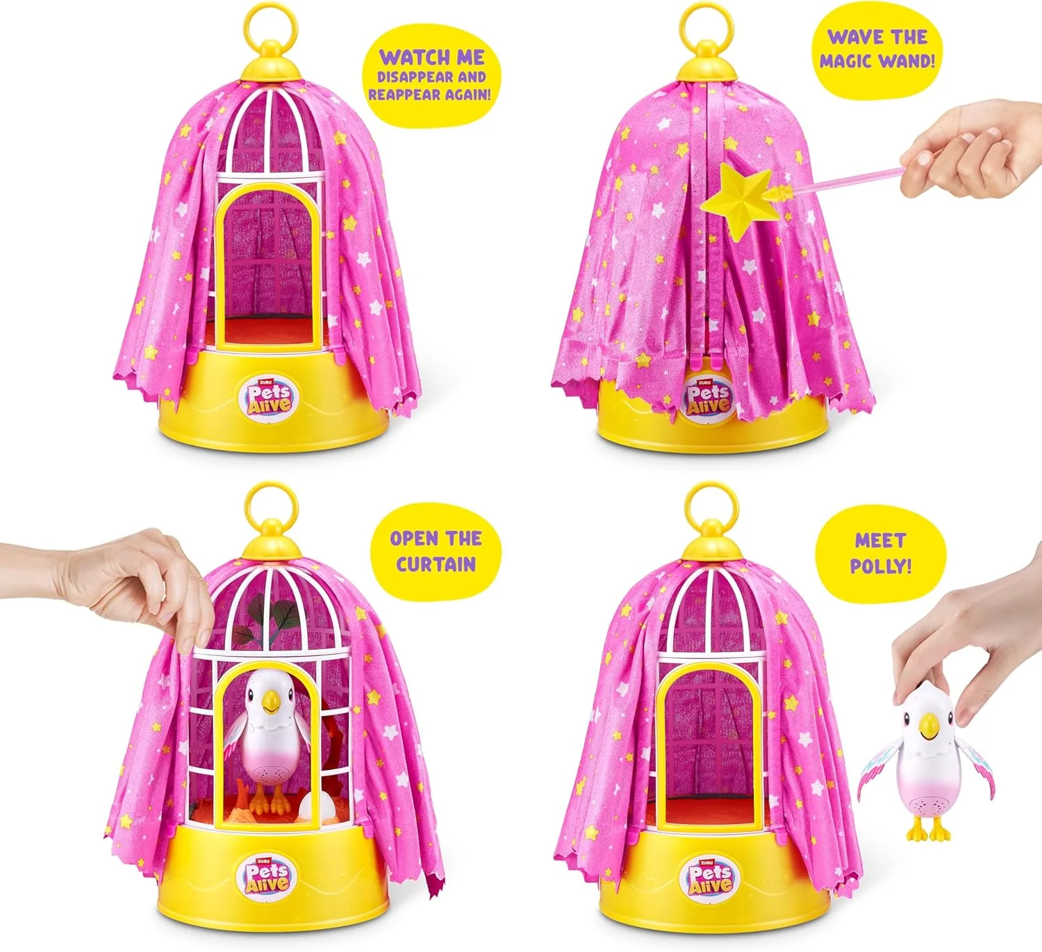 Zuru Pets Alive Polly the Magic Bird 9561 - Image 2