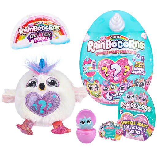 Zuru Rainbocorns Sparkle Heart Surprise Series 2 Plush Assorted 9214 - Image 2