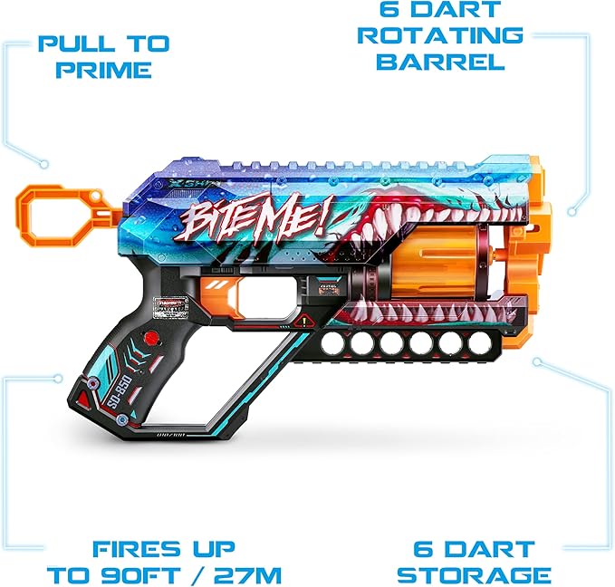 X-Shot Skins Griefer Shark Blaster XS-36561B - Image 2